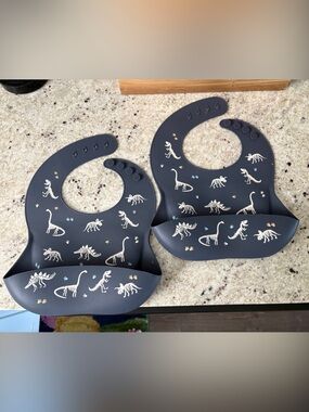 Neat Baby Bib, Dinosaur Print